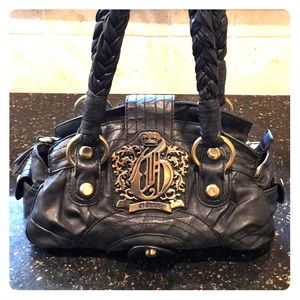 Guess black leather Hand Bag